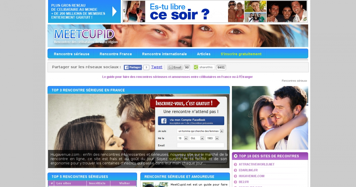 top 10 des sites de rencontre en france