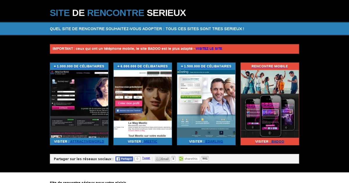 site de rencontres mobile
