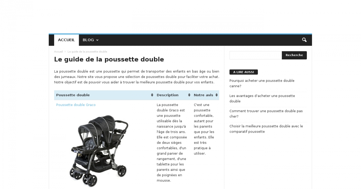 site achat poussette