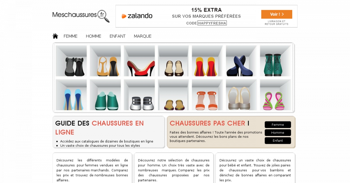 commande de chaussures en ligne