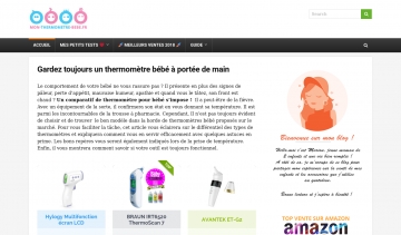 mon-thermometre-bebe.info, guide d'achat et comparateur