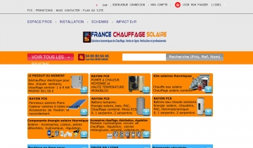 France Chauffage Solaire, le spécialiste discount des chauffe-eaux solaires et du chauffage solaire