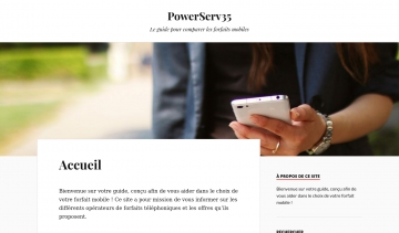 PowerServ35, le comparateur des forfaits mobiles en France