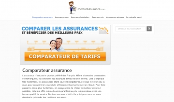 Docteur Assurance, comparateur en ligne de tarifs d'assurance