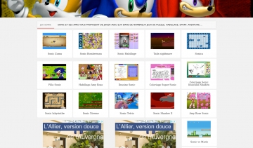 Le site des jeux vidéo Sonic