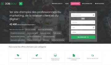 JOBIBOU : la plateforme de recrutement des professionnels du marketing