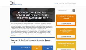 Comparatif tablette, le site de votre meilleure guide d’achat de Tablette 