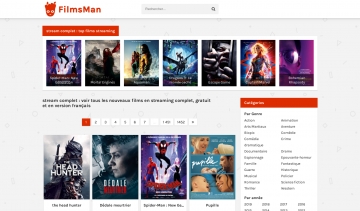 Filmsman, site de streaming de films