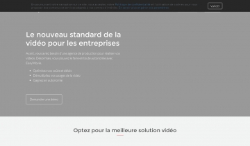 EasyMovie, plateforme de création de vidéo pour les entreprises