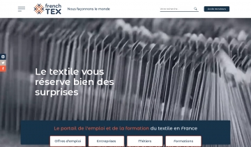French Tex, portail dédié au monde de la filière textile