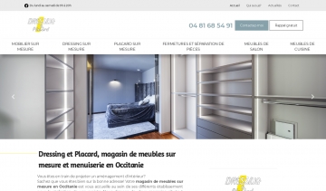 Dressing et Placard, magasin de meubles sur mesure et menuiserie en Occitanie