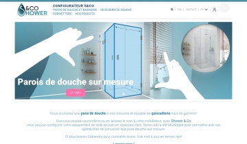 Shower & Co, vente d’équipements de douche sur mesure