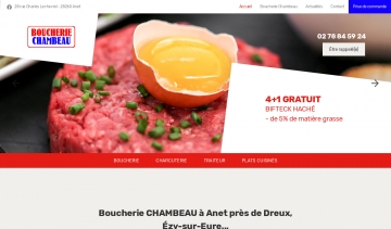 Boucherie Chambeau : service traiteur à Anet pour un évènement professionnel
