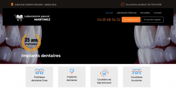 Laboratoire Pascal MARTINEZ, laboratoire dentaire à Nice, St-Laurent-du-Var
