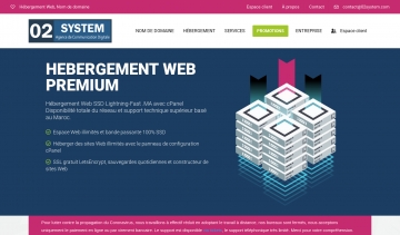 02 System : hébergment web au Maroc