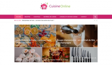 Cuisine Online : Meilleur site dédié aux équipements et recettes de cuisine 