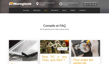 microgitech, entreprise de réparation des ordinateurs