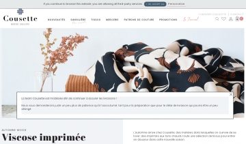 Cousette : votre boutique en ligne d’accessoires de mercerie