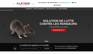 A L’Attack : votre spécialiste de dératisation au Pays de la Loire 