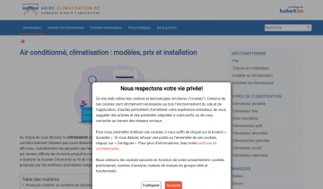 guide-climatisation.be : le guide d'information pratique sur la climatisation