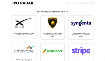 IPO Radar : les dernières actualité IPO 