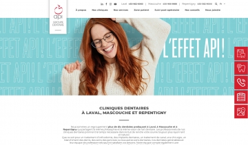 Groupe Dentaire API, centre dentaire de Mascouche, Laval et Repentigny