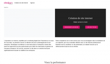 Ideal-Com : agence de création de sites internet de haute qualité
