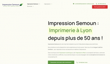 Impression Semoun : Votre imprimerie de référence à Lyon