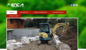 Enca, entreprise de terrassement et vrd en Haute Savoie