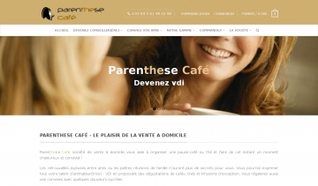 Vente à domicile Parenthese Café