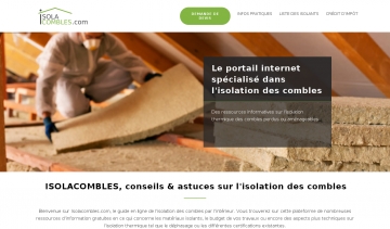 Isolation des combles avec Isolacombles.com