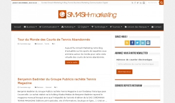 Smash Marketing blog actus sports de raquettes