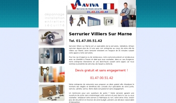Serrurier Villiers-sur-Marne, entreprise de serrurerie sérieuse