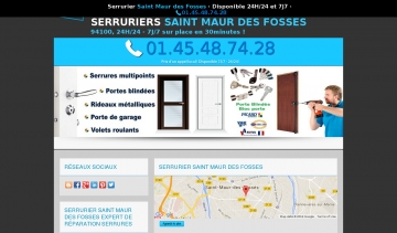 Serrurier Saint Maur des Fossés, agence moins chère de serrurerie