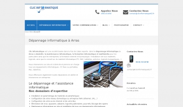 Clic-Informatique, dépannage informatique à domicile