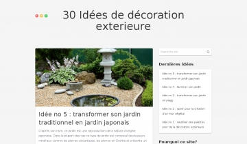 Jardin Numérique, site web procurant des idées de décoration
