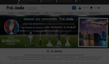 El Badia, commercialisation de chicha et narguilé de qualité