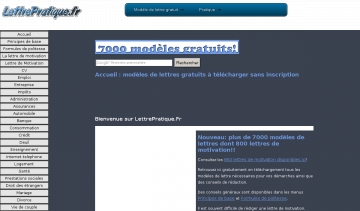 lettre pratique