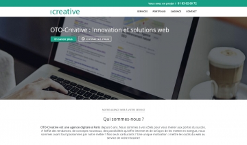 OTO-Creative : Conception de sites web modernes à Paris