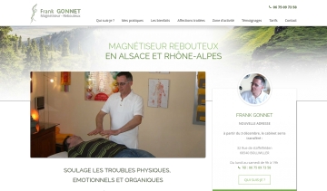 Frank Gonnet, magnetiseur, guérisseur rebouteux