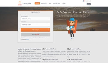 CoCoExpress.fr, service de coursier à Paris