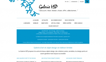 Galerie-HSP, boutique spécialisée dans la vente d'objets et de mobiliers design