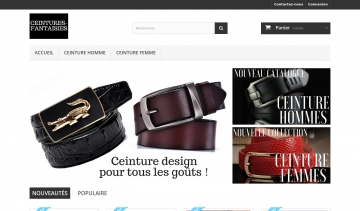 Ceintures Marques, boutique en ligne de ceintures de qualité