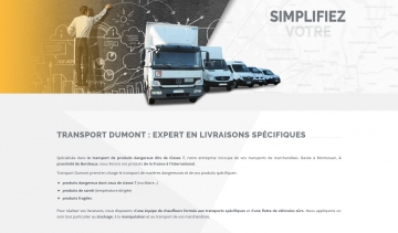 Transport Dumont, entreprise de transport à Bordeaux