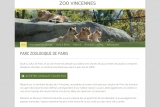 Zoovincennes, site dédié au parc zoologique de Paris