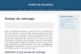 pompe de relevage