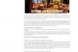 Ouvrirunrestaurant.fr, des astuces et conseils pour ouvrir un restaurant