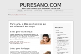 puresano.com, blog pour les hommes