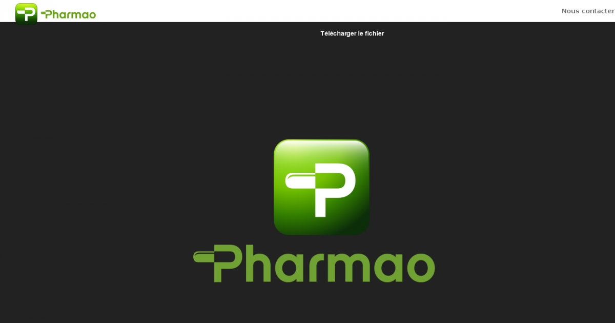 Pharmao, le site d'une application pharmacie vraiment utile.