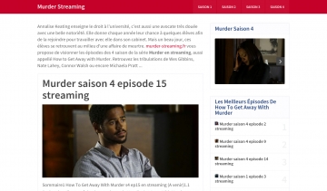 Murder Streaming, site de streaming 